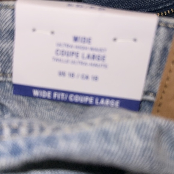 H&M WOMAN WIDE ULTRA HIGH JEANS SIZE 18 NEW WITH TAGS - Picture 4 of 10